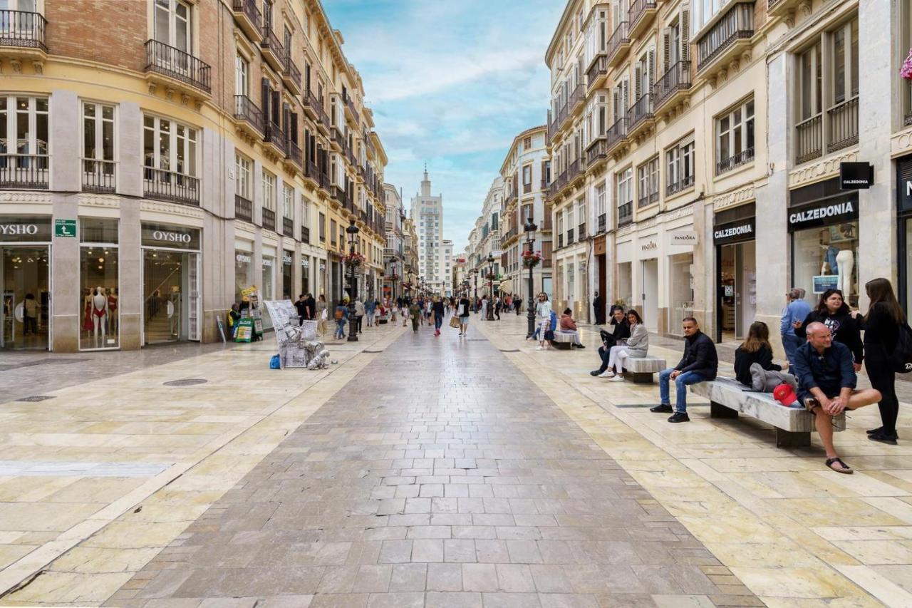 Apartamento Moderno Calle Larios Malaga Bagian luar foto